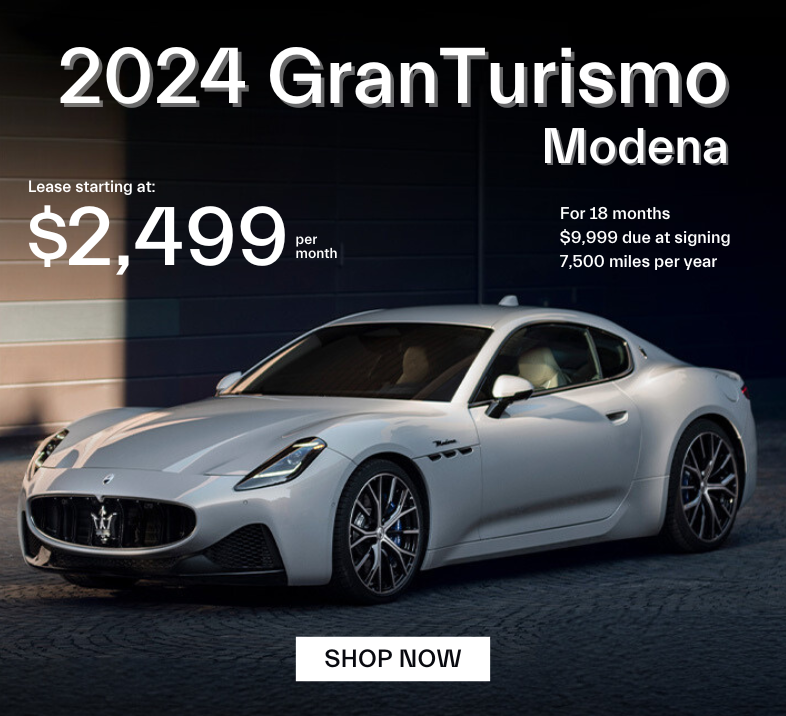 2024 GranTurismo Modena lease offer
